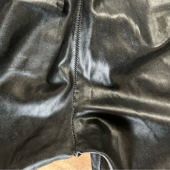 SOLD!! Aritzia Wilfred Free Daria faux leather black leggings pants - size small - Picture 7 of 15